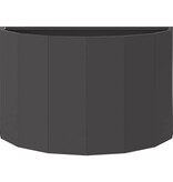 VidaXL Plantenbak Zwart 60 x 30 x 35 cm Staal