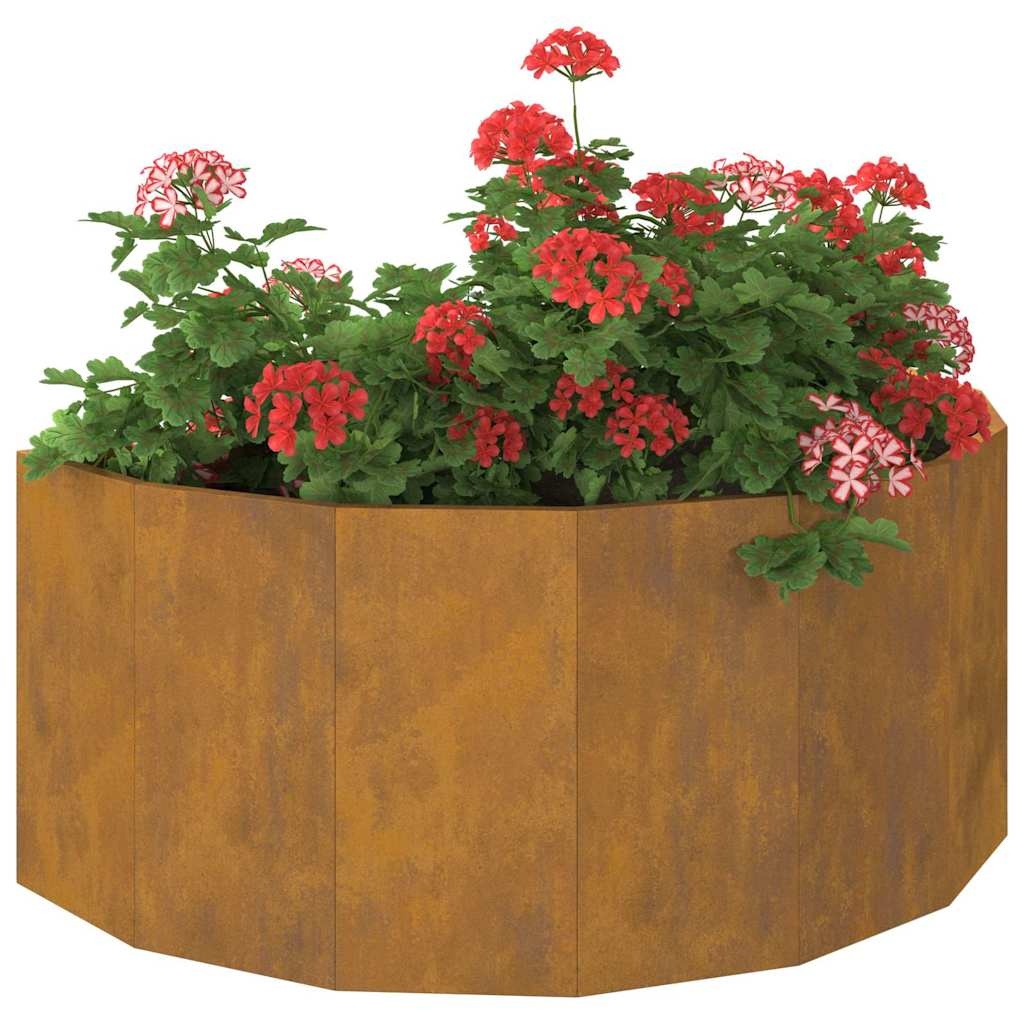 VidaXL Plantenbak Roestig 90 x 45 x 35 cm Cortenstaal