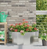 VidaXL Plantenbak Zilver 90 x 45 x 35 cm Gegalvaniseerd staal