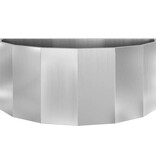 VidaXL Plantenbak Zilver 90 x 45 x 35 cm Gegalvaniseerd staal