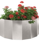 VidaXL Plantenbak Zilver 90 x 45 x 35 cm Roestvrij staal