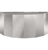 VidaXL Plantenbak Zilver 90 x 45 x 35 cm Roestvrij staal