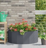 VidaXL Plantenbak Antraciet 90 x 45 x 35 cm Staal