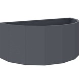 VidaXL Plantenbak Antraciet 90 x 45 x 35 cm Staal