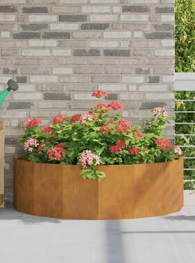 VidaXL Plantenbak Roestig 120 x 60 x 35 cm Cortenstaal