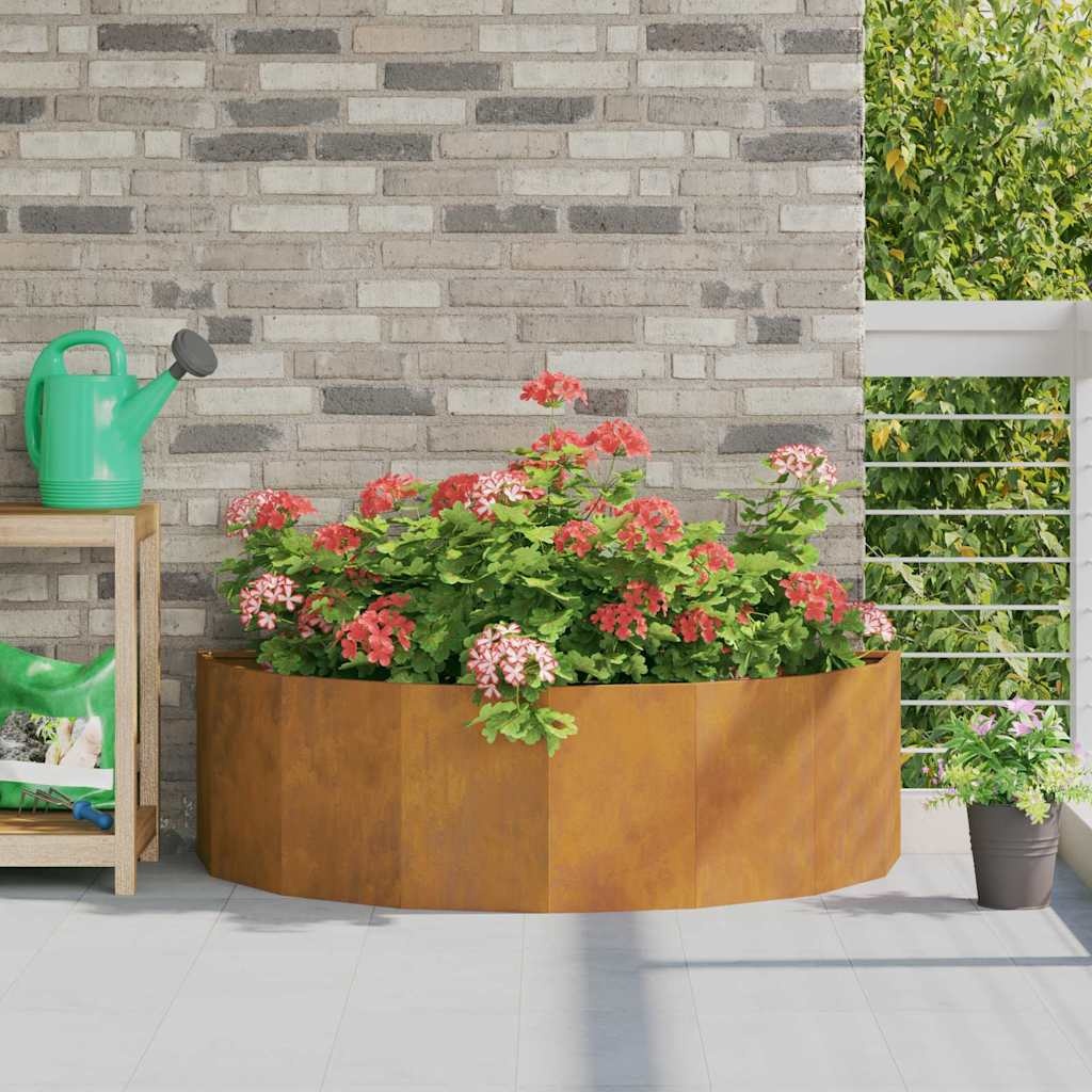 VidaXL Plantenbak Roestig 120 x 60 x 35 cm Cortenstaal