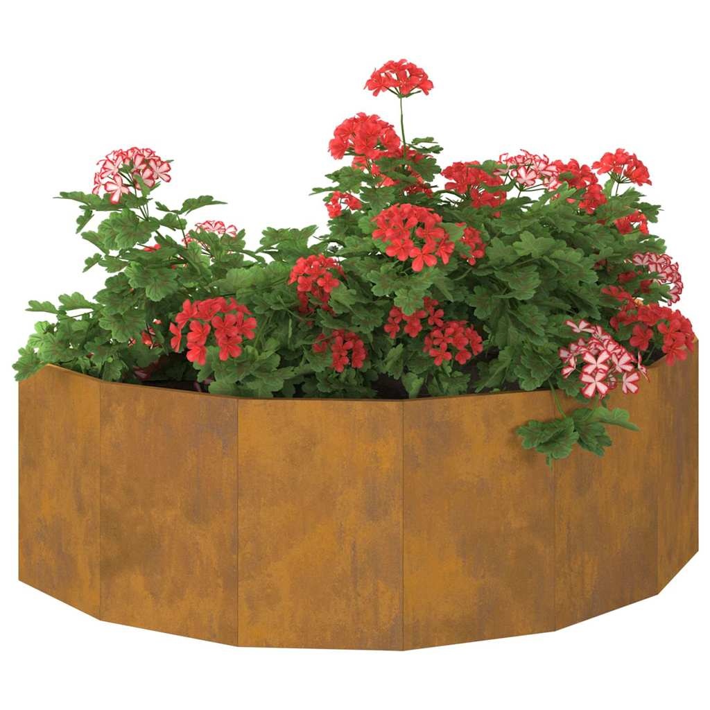VidaXL Plantenbak Roestig 120 x 60 x 35 cm Cortenstaal