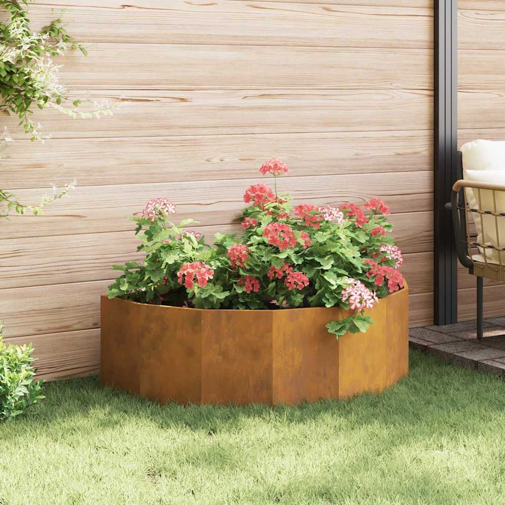 VidaXL Plantenbak Roestig 120 x 60 x 35 cm Cortenstaal
