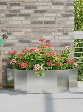 VidaXL Plantenbak Zilver 120 x 60 x 35 cm Gegalvaniseerd staal