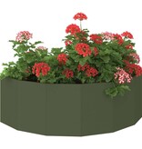 VidaXL Plantenbak Olijf Groen 120 x 60 x 35 cm Staal