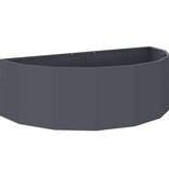 VidaXL Plantenbak Antraciet 120 x 60 x 35 cm Staal