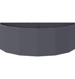 VidaXL Plantenbak Antraciet 120 x 60 x 35 cm Staal