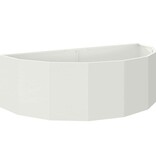 VidaXL Plantenbak Wit 120 x 60 x 35 cm Staal