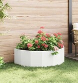VidaXL Plantenbak Wit 120 x 60 x 35 cm Staal