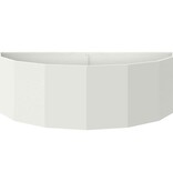 VidaXL Plantenbak Wit 120 x 60 x 35 cm Staal