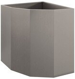 VidaXL Hoek Plantbak Roestig 45 x 45 x 50 cm Cortenstaal