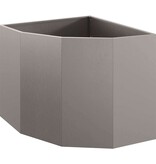 VidaXL Hoek Plantbak Roestig 60 x 60 x 50 cm Cortenstaal