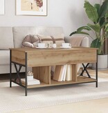 VidaXL Salontafel artisanaal eikenkleurig 100 x 55 x 50 cm