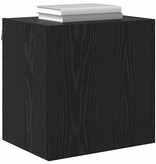 VidaXL TV Wandkast Zwart Eiken 40,5x30x40cm Bewerkt hout