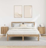 VidaXL TV Wandkasten 2 pcs Artisan Eiken 40,5x30x40cm Bewerkt hout