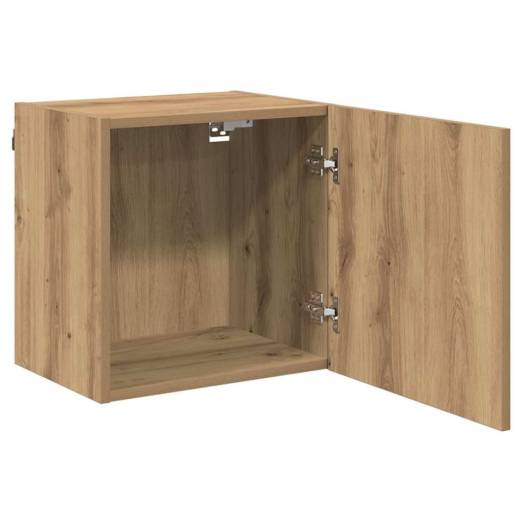 VidaXL TV Wandkast Artisan Eiken 40,5x30x40cm Bewerkt hout