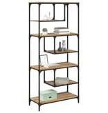 VidaXL Boekenkast artisanaal eikenkleurig 81 x 36 x 176 cm