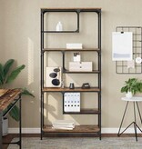 VidaXL Boekenkast Oud hout 81 x 36 x 176 cm Bewerkt hout