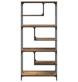 VidaXL Boekenkast Oud hout 81 x 36 x 176 cm Bewerkt hout