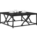 VidaXL Salontafel Zwart eiken 70 x 70 x 30 cm Bewerkt hout