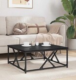 VidaXL Salontafel Zwart eiken 70 x 70 x 30 cm Bewerkt hout