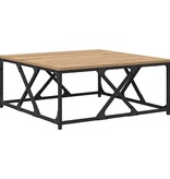 VidaXL Salontafel artisanaal eikenkleurig 70 x 70 x 30 cm Bewerkt hout