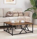 VidaXL Salontafel Oud hout 70 x 70 x 30 cm Bewerkt hout