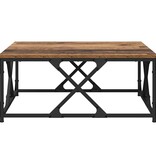 VidaXL Salontafel Oud hout 70 x 70 x 30 cm Bewerkt hout