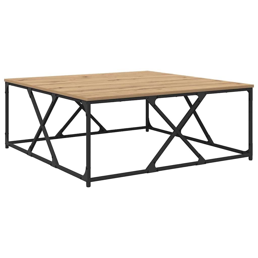 VidaXL Salontafel artisanaal eikenkleurig 100 x 100 x 40 cm