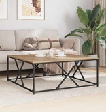 VidaXL Salontafel artisanaal eikenkleurig 100 x 100 x 40 cm