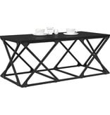 VidaXL Salontafel Zwart eiken 100 x 49 x 40 cm Bewerkt hout