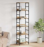 VidaXL Boekenkast Artisan Eiken 50 x 33 x 188,5 cm Bewerkt hout