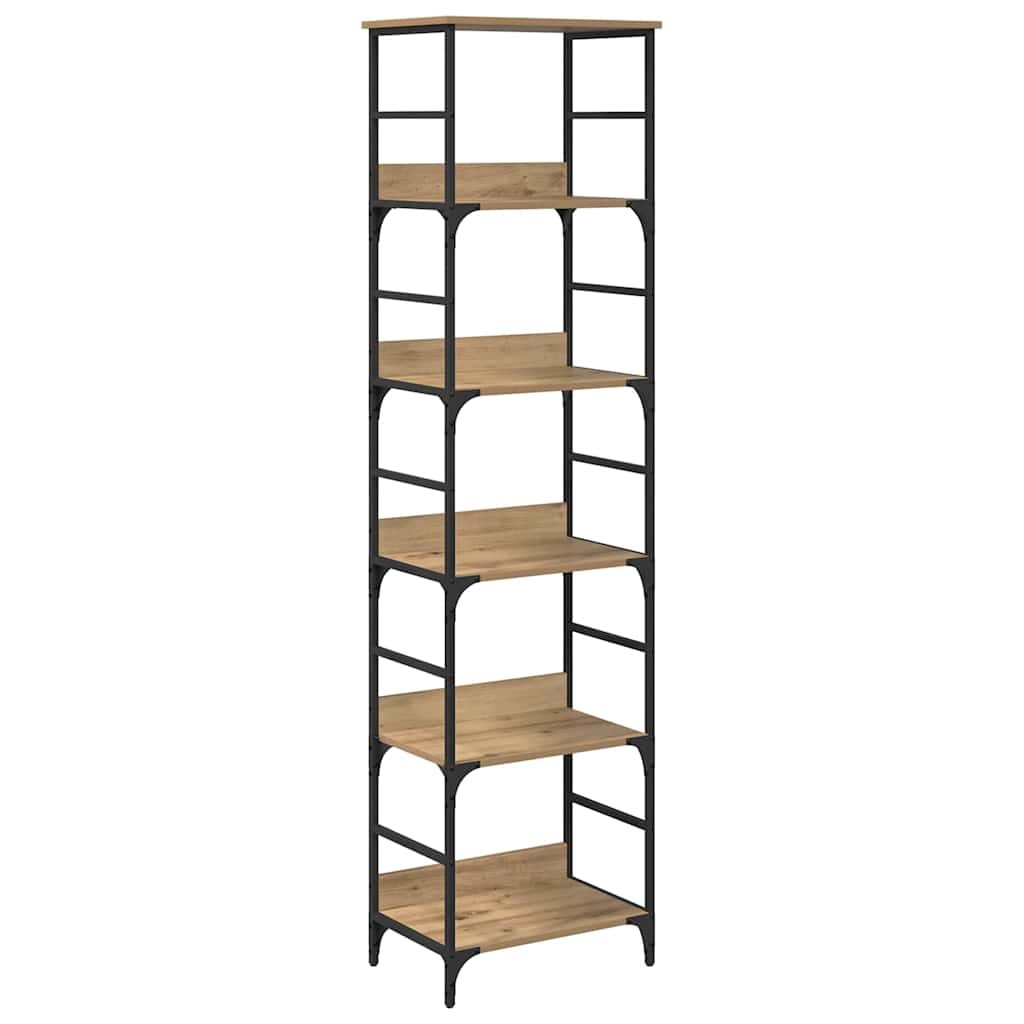 VidaXL Boekenkast Artisan Eiken 50 x 33 x 188,5 cm Bewerkt hout