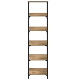 VidaXL Boekenkast Artisan Eiken 50 x 33 x 188,5 cm Bewerkt hout