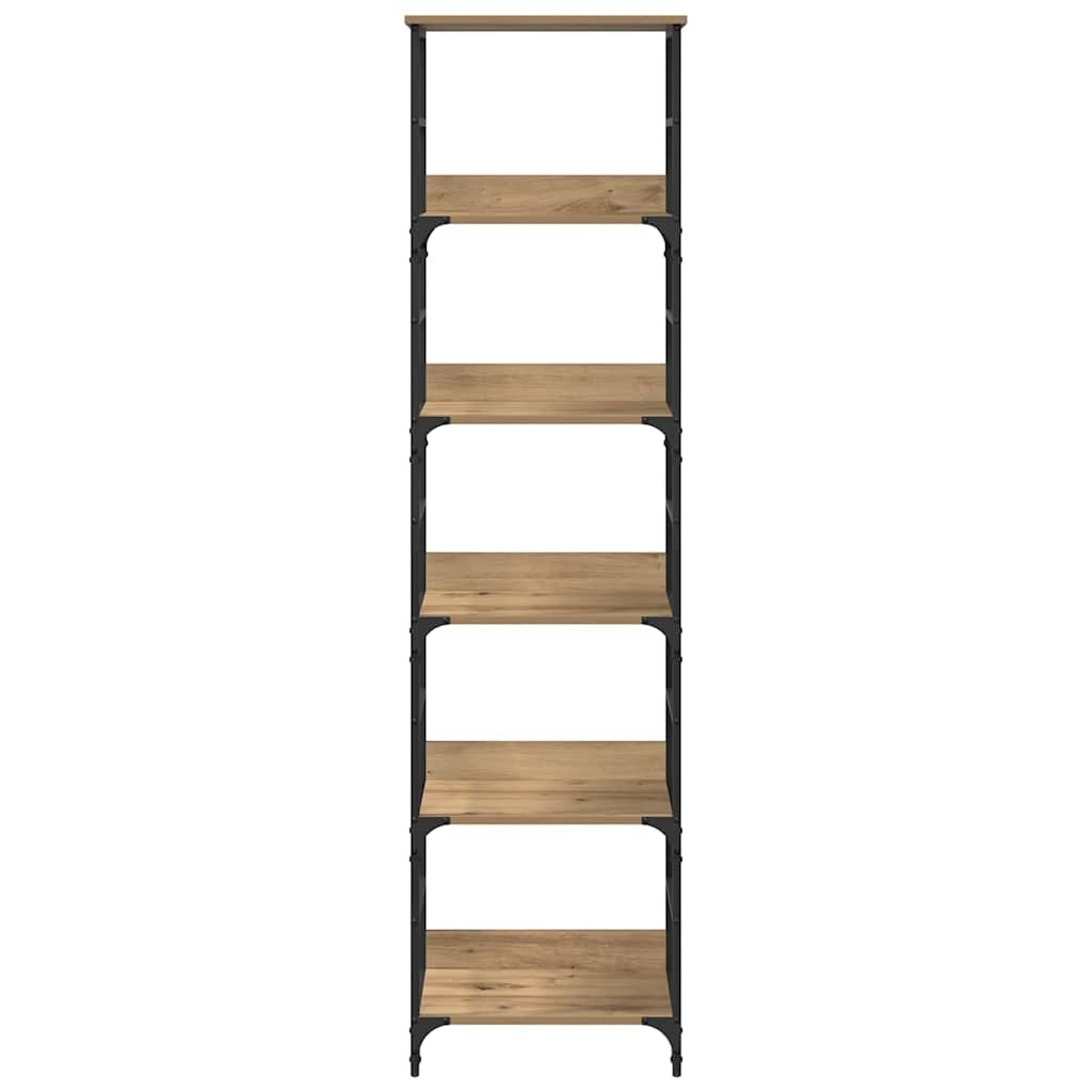 VidaXL Boekenkast Artisan Eiken 50 x 33 x 188,5 cm Bewerkt hout