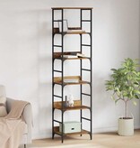 VidaXL Boekenkast Oud Hout 50 x 33 x 188,5 cm Bewerkt hout