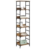 VidaXL Boekenkast Oud Hout 50 x 33 x 188,5 cm Bewerkt hout