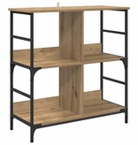 VidaXL Boekenkast artisanaal eikenkleurig 78,5 x 33 x 82 cm