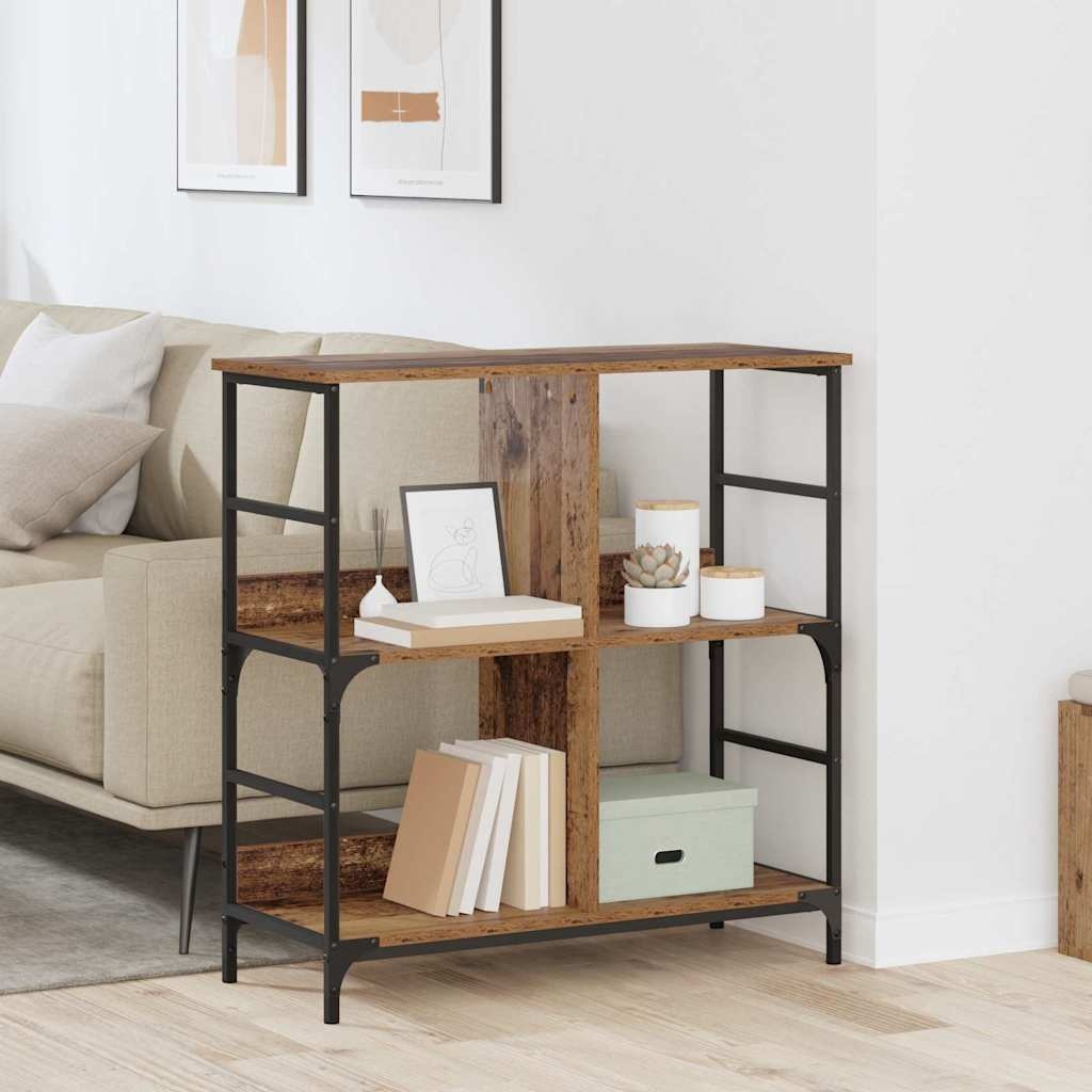 VidaXL Boekenkast Oud hout 78,5 x 33 x 82 cm Bewerkt hout