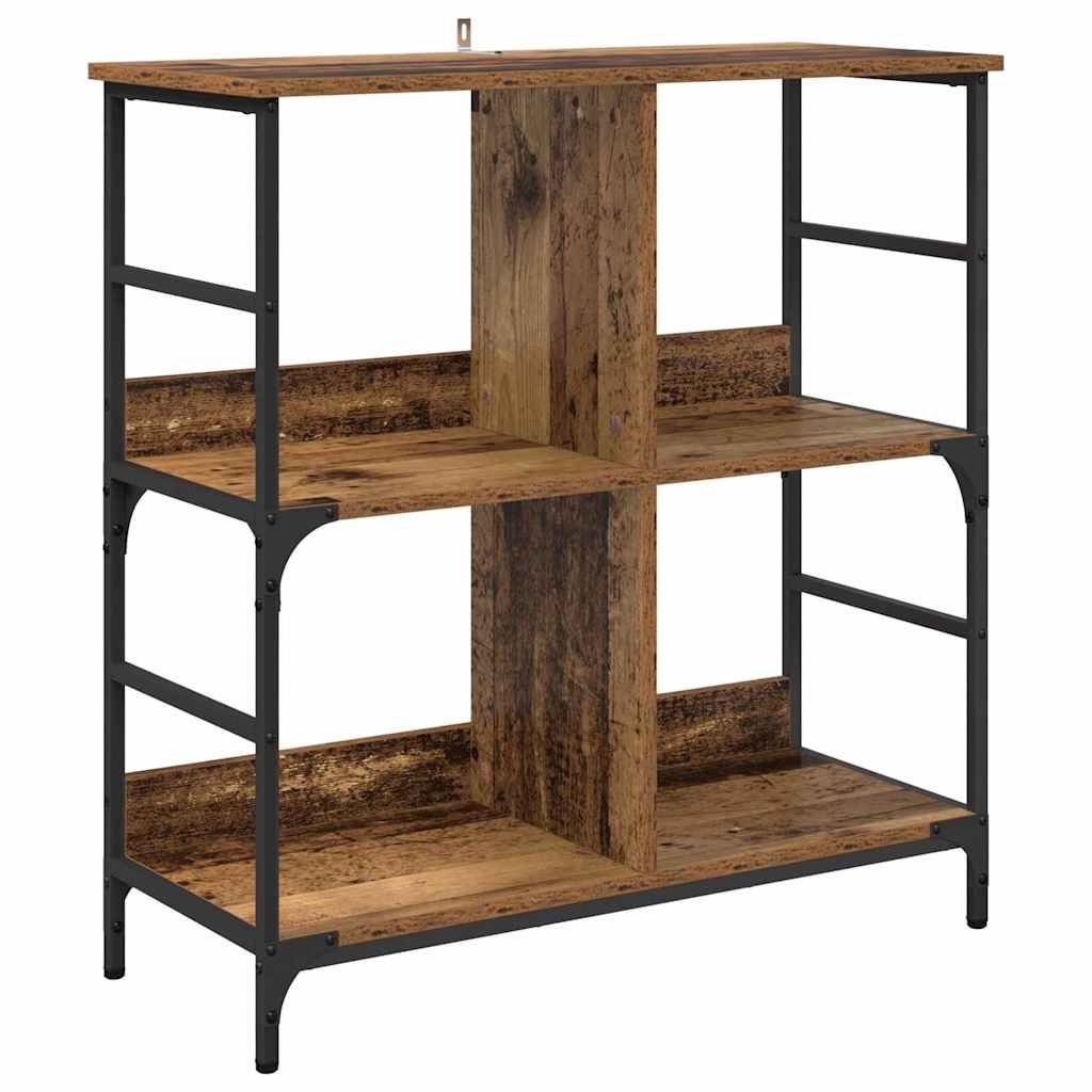 VidaXL Boekenkast Oud hout 78,5 x 33 x 82 cm Bewerkt hout