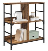 VidaXL Boekenkast Oud hout 78,5 x 33 x 82 cm Bewerkt hout