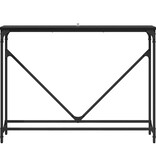 VidaXL Wandtafel Zwart eiken 102 x 22.5 x 75 cm Bewerkt hout