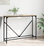 VidaXL Wandtafel artisanaal eikenkleurig 102 x 22.5 x 75 cm