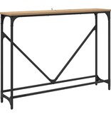 VidaXL Wandtafel artisanaal eikenkleurig 102 x 22.5 x 75 cm