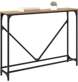 VidaXL Wandtafel artisanaal eikenkleurig 102 x 22.5 x 75 cm